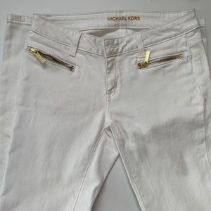 Michael Kors white Izzy skinny jean